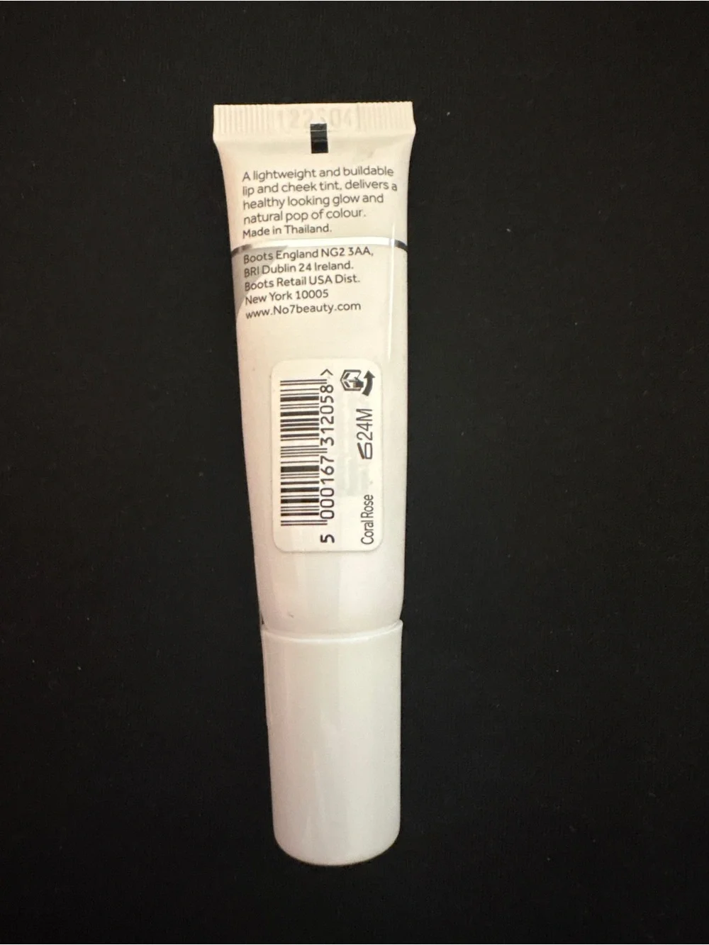No7 Lip & Cheek Tint Coral Rose 0.33 oz Buildable Glow NEW